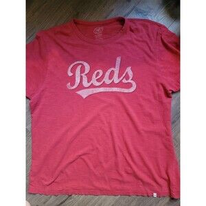 Cincinnati Reds Baseball 47 Brand Men'sXL Red Short Sleeve Graphic T-Shirt
